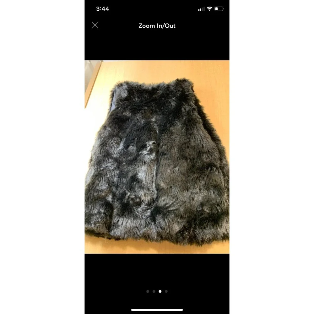 Dollhouse‎ Girls Faux Fur Black Vest NWT 10/12